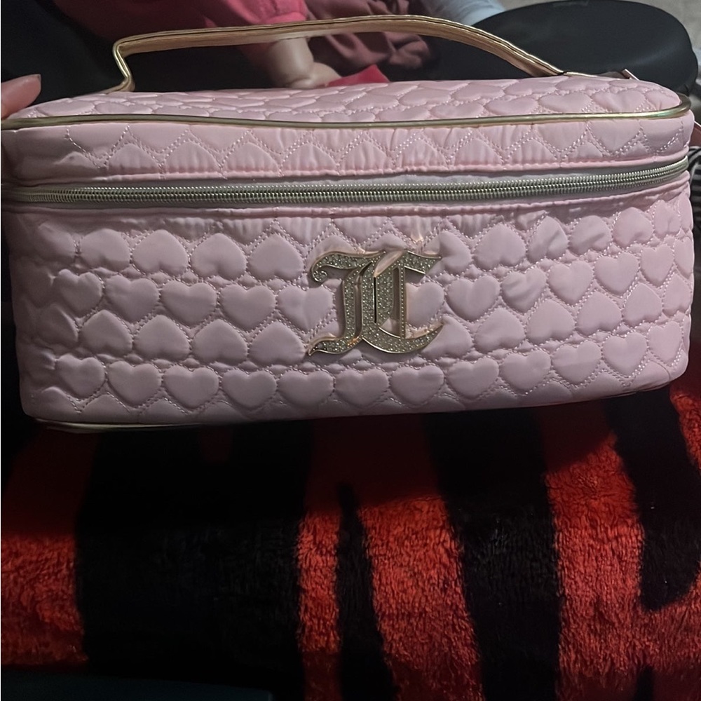 Juicy couture travel cosmetics bag.